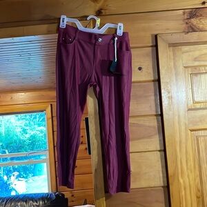 Yelete Burgundy Jegging